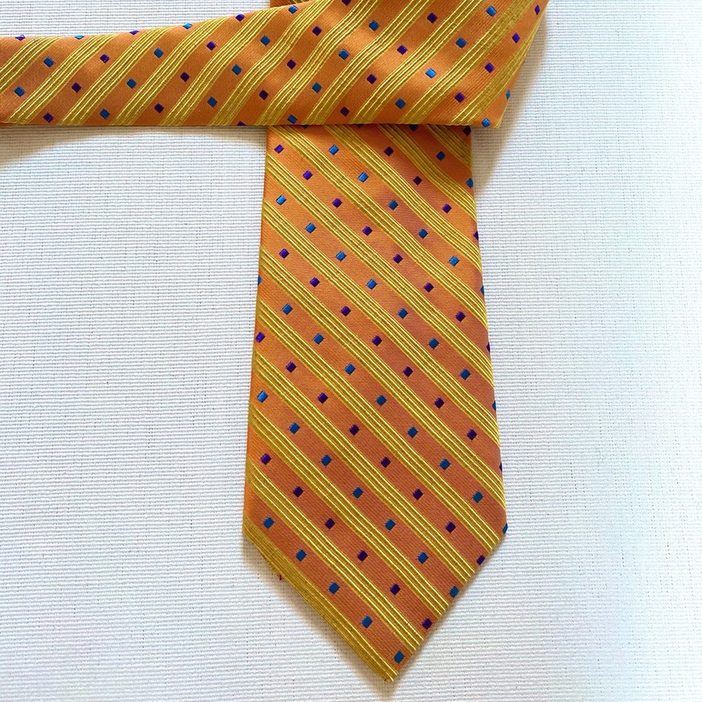 Men’s Perry Ellis Portfolio Neck Tie 100% Silk NWT - Picture 5 of 8